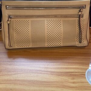Coach Bleeker Perforated Clutch EUC